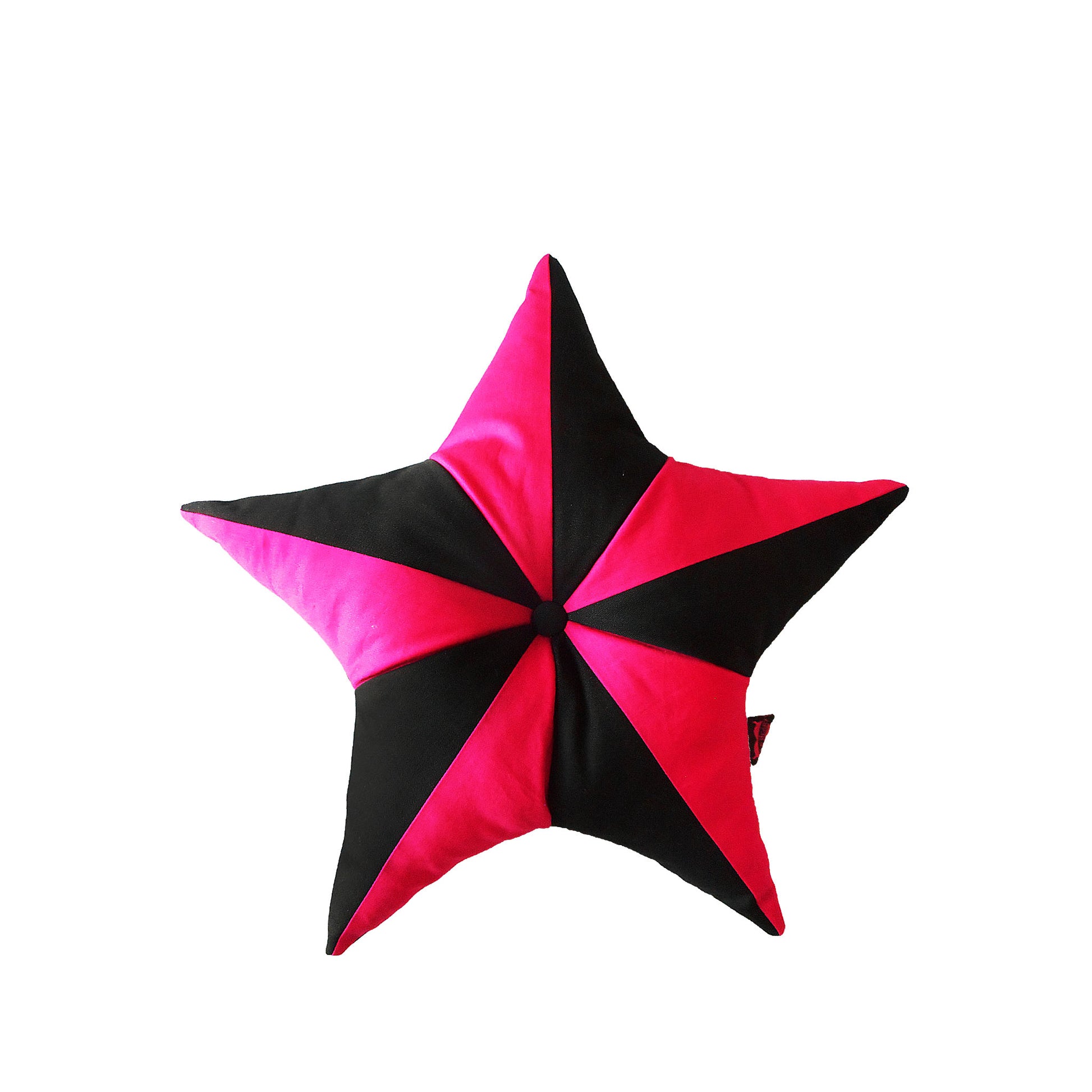 handgefertigtes nautisches Sternenkissen in pink