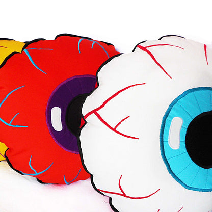Handgemachtes Zombie Auge Dekokissen in vielen Farben